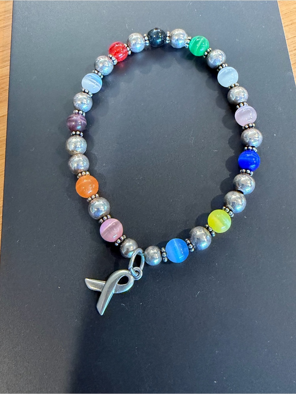 Breast Cancer bracelet sterling